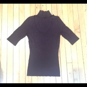 Express: Plum keyhole sweater